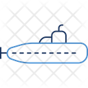 Military Submarine Bathyscaphe Icon