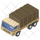 Military Truck Transportation Armored Vehicle Icon