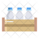 Milk Bottle Milk Bottles Milk Bottle Rack Icon