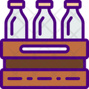 Milk Bottles Icon