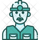 Miner Mining Man Man Icon