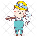 Digger Miner Coal Miner Icon