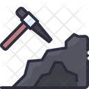 Mining Cave Pickaxe Icon