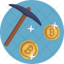 Bitcoin Mining Cryptocurrency Icon