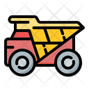 Mining Truck Trash Car Recycle Truck Icon