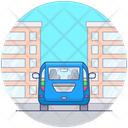 Minivan Minibus Minivan Local Transport Icon