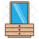 Mirror Drawer Cabinet Icon
