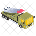 Army Truck Military Truck Missile Carrier Icon