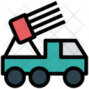 Missile Truck Rocket Army Icon
