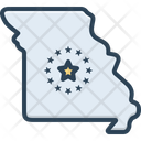 Missouri Map Missouri State Icon