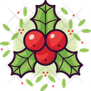 Holly Berry Christmas Icon