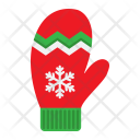 Mitten Glove Christmas Icon