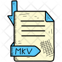 Mkv Extention Format Icon