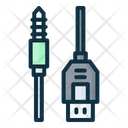 Mm Audio Jack Dual Trrs  Icon