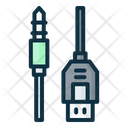 Mm Audio Jack Dual Trs  Icon