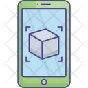 Mobile 3 D Design Icon