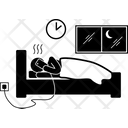 Mobile addicted man  Icon