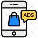 Mobile Ads Smartphone Ads Shopping Ads Icon