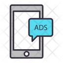 Mobile Advertising Online Advertising Online Promotion Icon