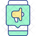 Mobile Advertising Strategy Icon