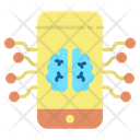 Imobile Brain Mobile Ai Artificial Intelligence Mobile Icon