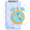 Clock Time Mobile Icon