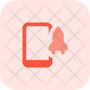 Mobile And Space Shuttle Web Startup Startup Icon