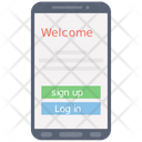 Smartphone App Mobile App Login Account Icon