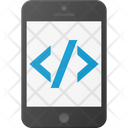 Mobile Application Coding Icon