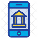 Mobile E Banking Technology Icon