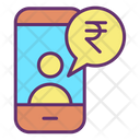Mpay Online Mobile Banking Rupee Transfer Icon