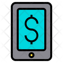 Mobile Financial Loan Icon