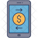 Mobile Banking Money Exchange Money Transfer Icon