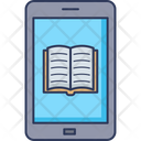 Mobile Book Online Book Online Reading Icon