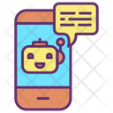 Imobile Bot Mobile Bot Artificial Bot Icon