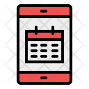 Calendar Mobile Time And Date Icon