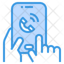 Mobile Shopping Call Assistant Icon