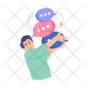 Mobile Chatting Icon