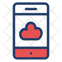 Mobile Cloud Server Icon