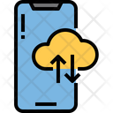Mobile Cloud Transfer Icon