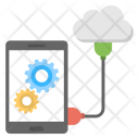 Mobile Clouding Wireless Icon