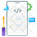 Mobile Coding Icon