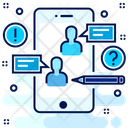 Mobile Conversation Communication Mobile アイコン