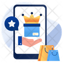 Mobile Crown Icon