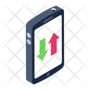 Mobile Data Transfer Data Transmission Data Sending Icon