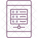 Mobile database  Icon