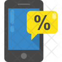 Mobile Discount Ecommerce Icon