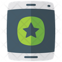 Mobile Feedback Star Dual Tone Icon  Icon