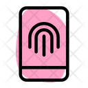 Mobile Fingerprint Finger Print Password Icon