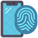 Mobile Fingerprint Icon